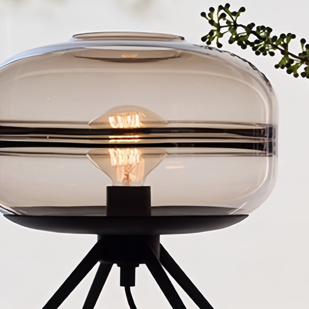 Glass Small Table Lamp Modern Nordic Four Legged Accent Lamp