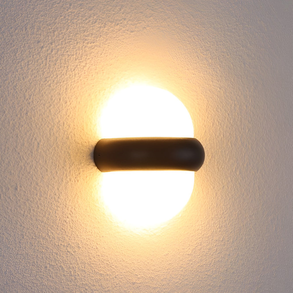 Modern Globe Wall Sconce Up-Down Emitting LED Light