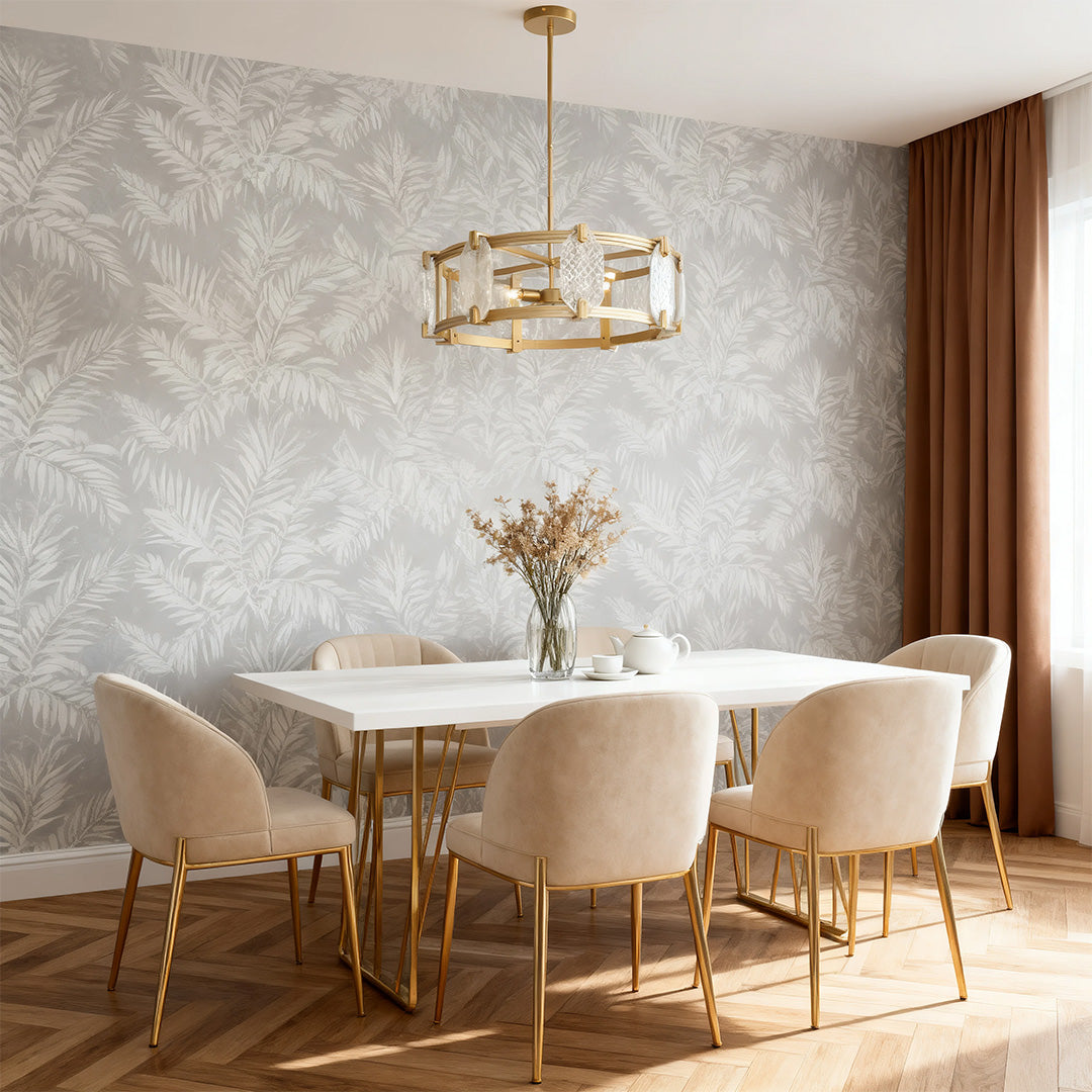 Round Glass Chandelier Featuring a Classic American Ceiling Light