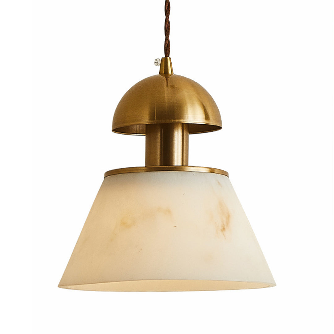 Metallic Pendant Lights French Fake Cloud Stone Ceiling Light