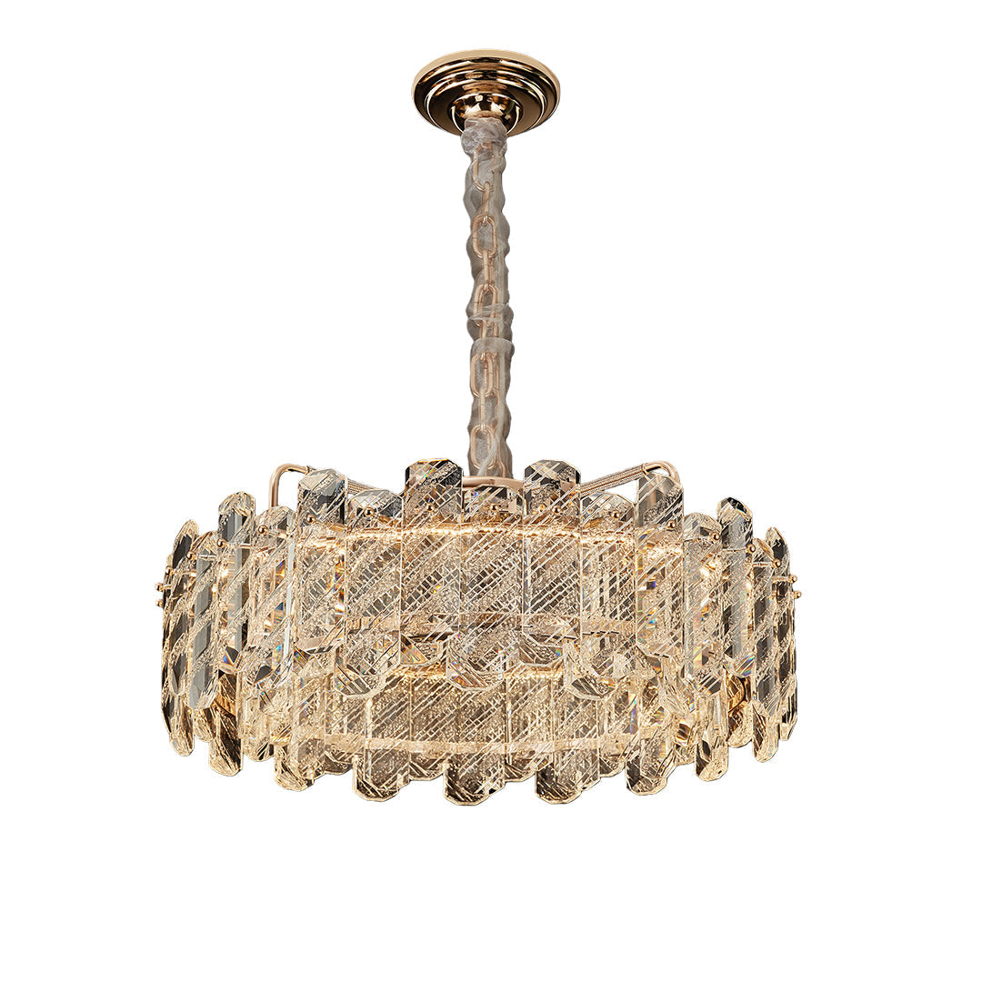 Nordic Chandelier Luxury Carbon Steel Crystal Ceiling Light