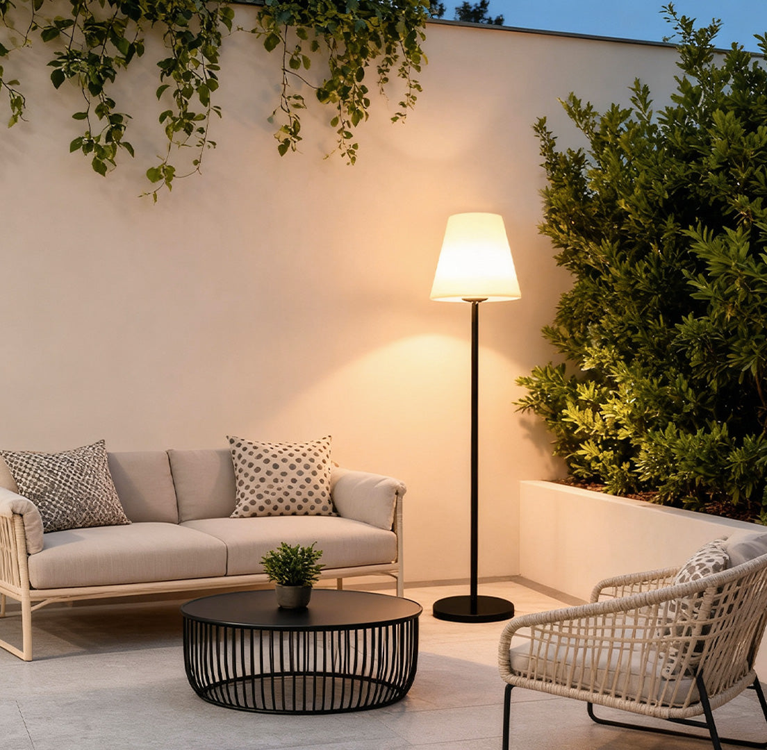Modern Outdoor Floor Lamps Outdoor LED Metal Lights