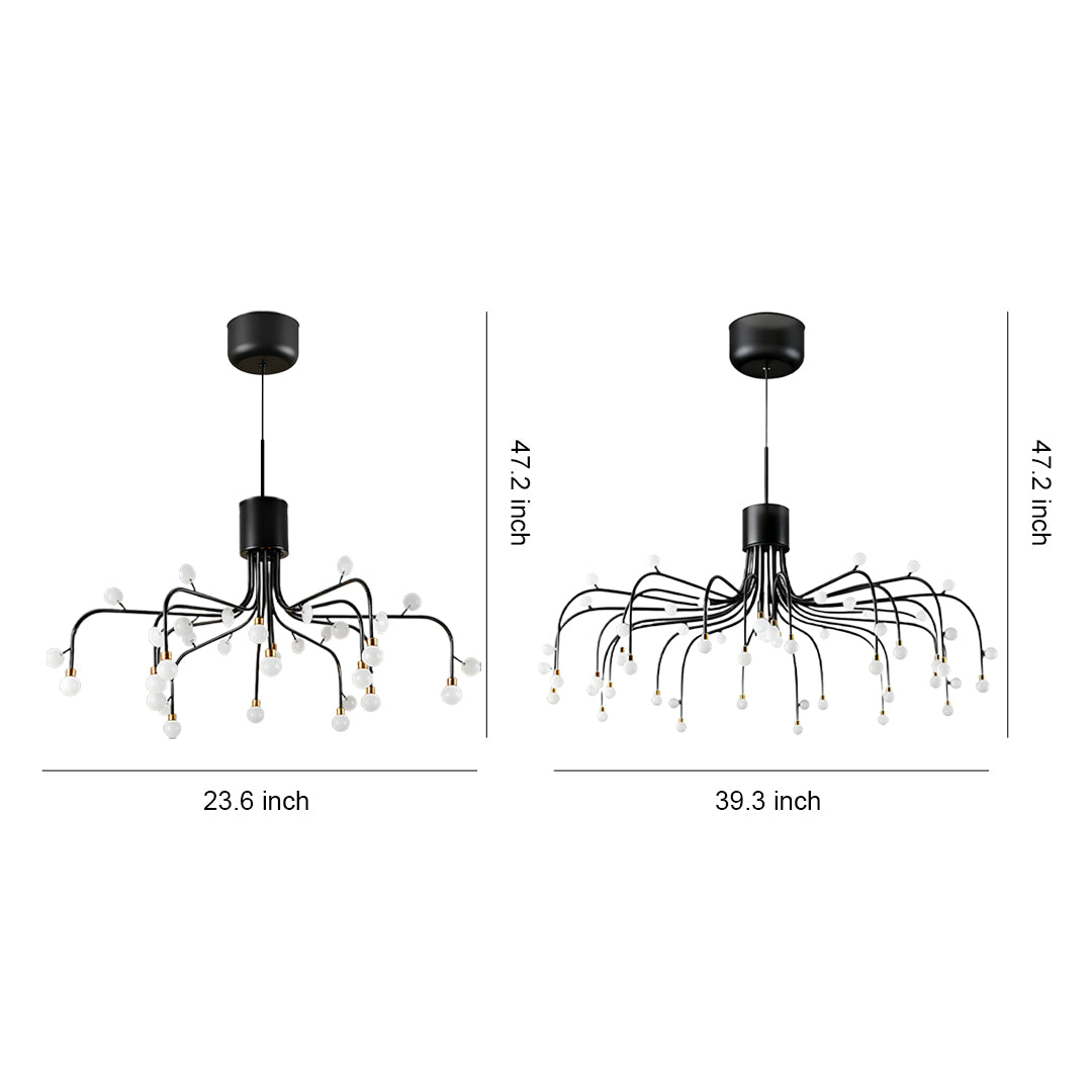 Modern Retro Chandelier Creative Adjustable Ceiling Light