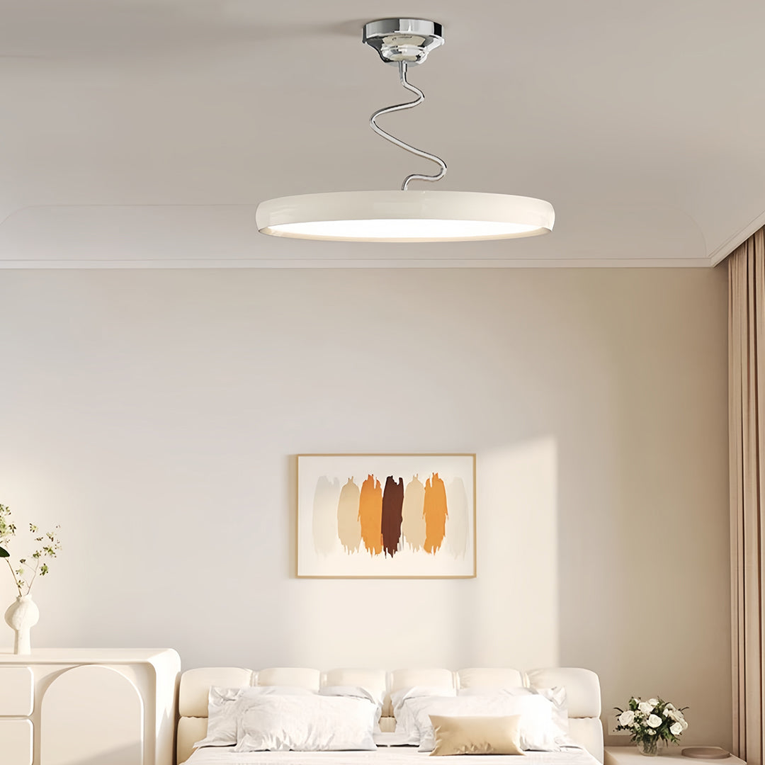 Modern Semi Flush Mount Ceiling Light Twisted wide-spectrum Light