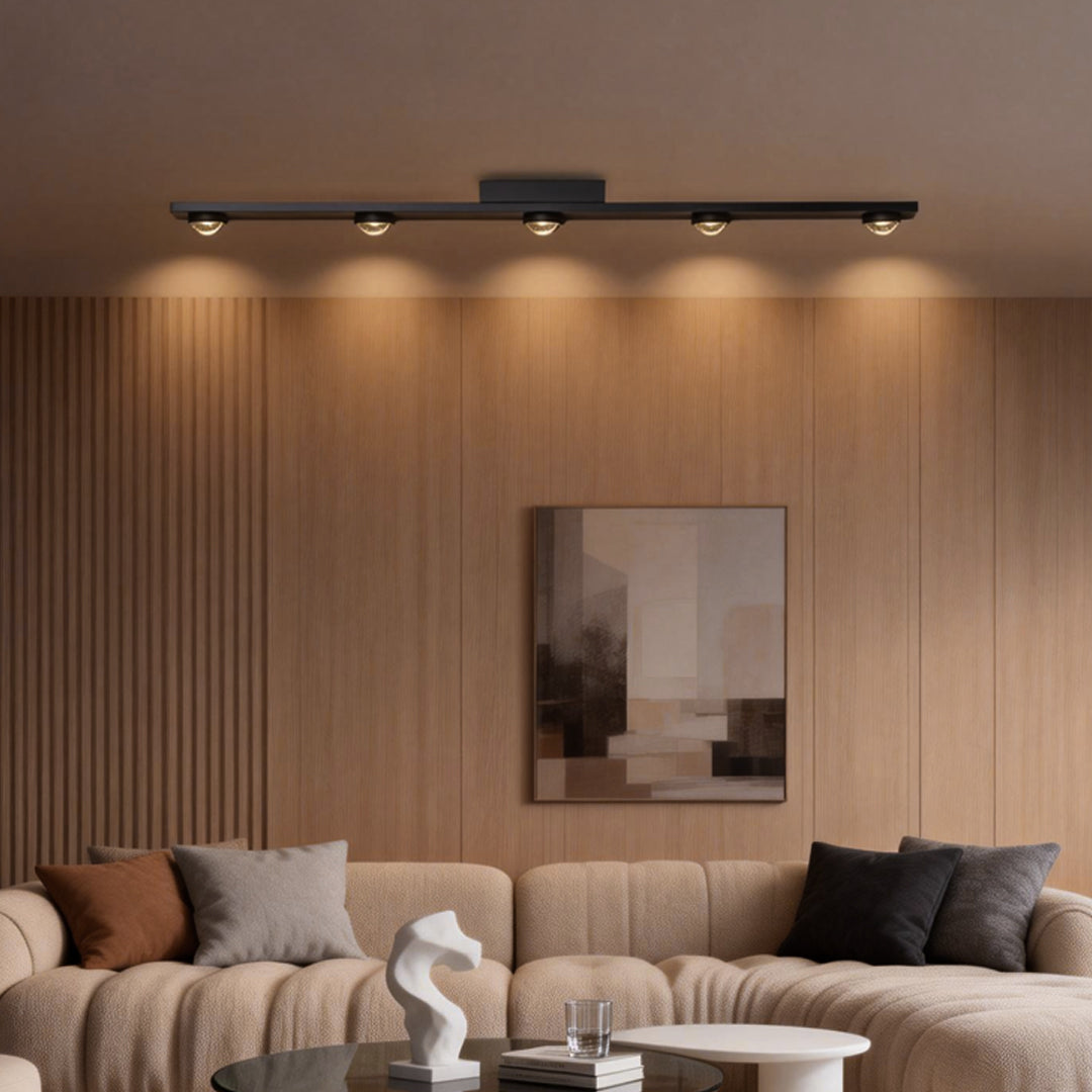Surface Mounted Spot Light Black Linear Wall‑wash Ceiling Light