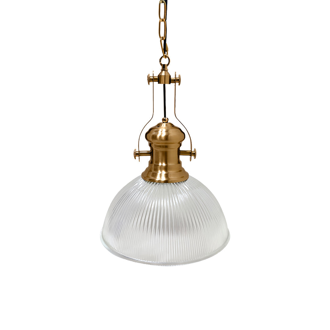 Textured Glass Pendant Light Retro Industrial Glass Ceiling Light