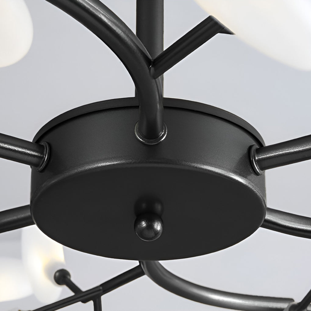 Modern Tree Branch Chandelier Metal Acrylic Ceiling Light