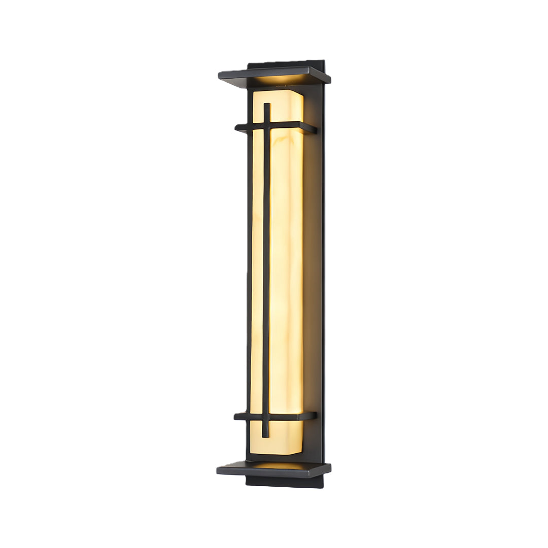 Black Outside Wall Lights Minimalist Waterproof Lamp
