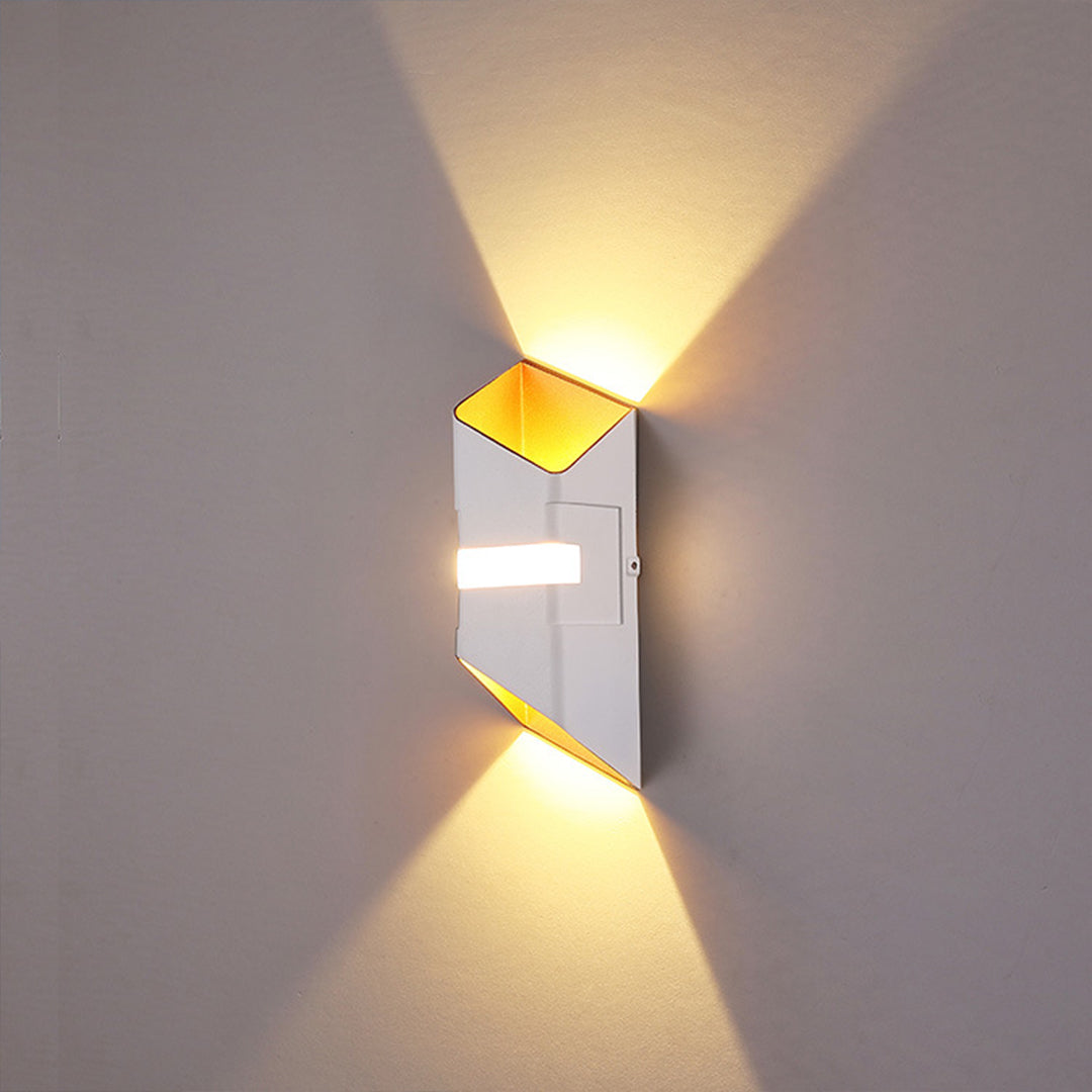 Square Tube LED Up And Down Outdoor Wall Lights