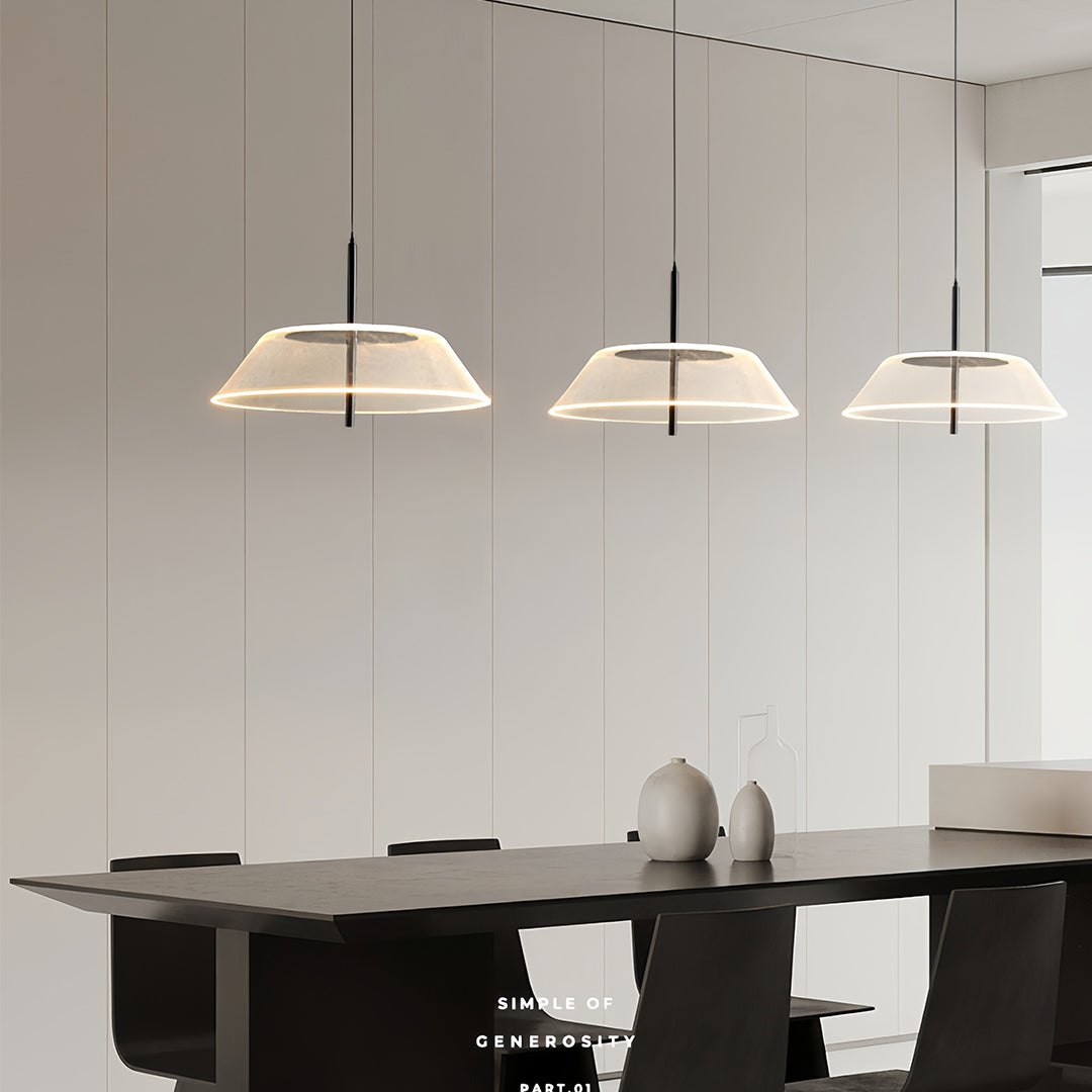 Clear Glass Pendant Lights for Kitchen Island Spectrum Ceiling Light