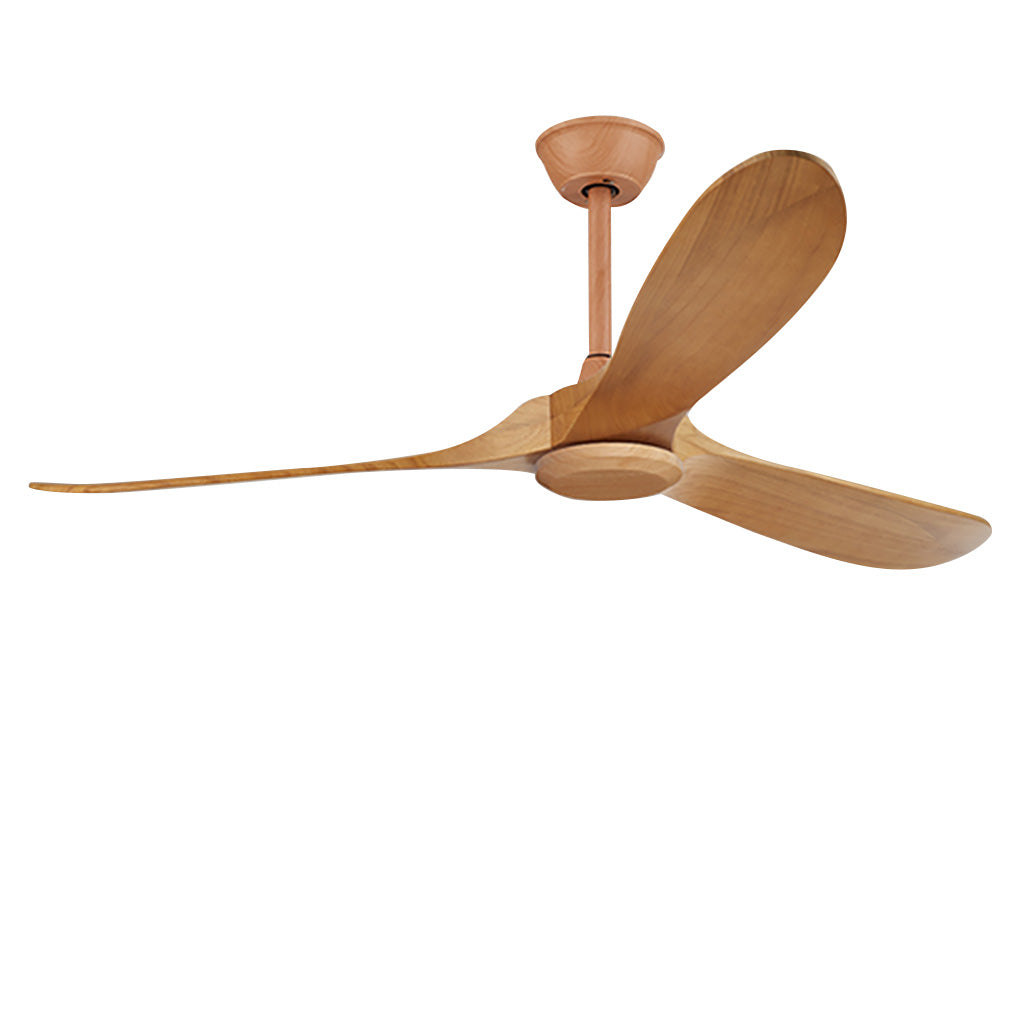 Modern Wood Ceiling Fan with Light Vintage Solid Wood Quiet Fan