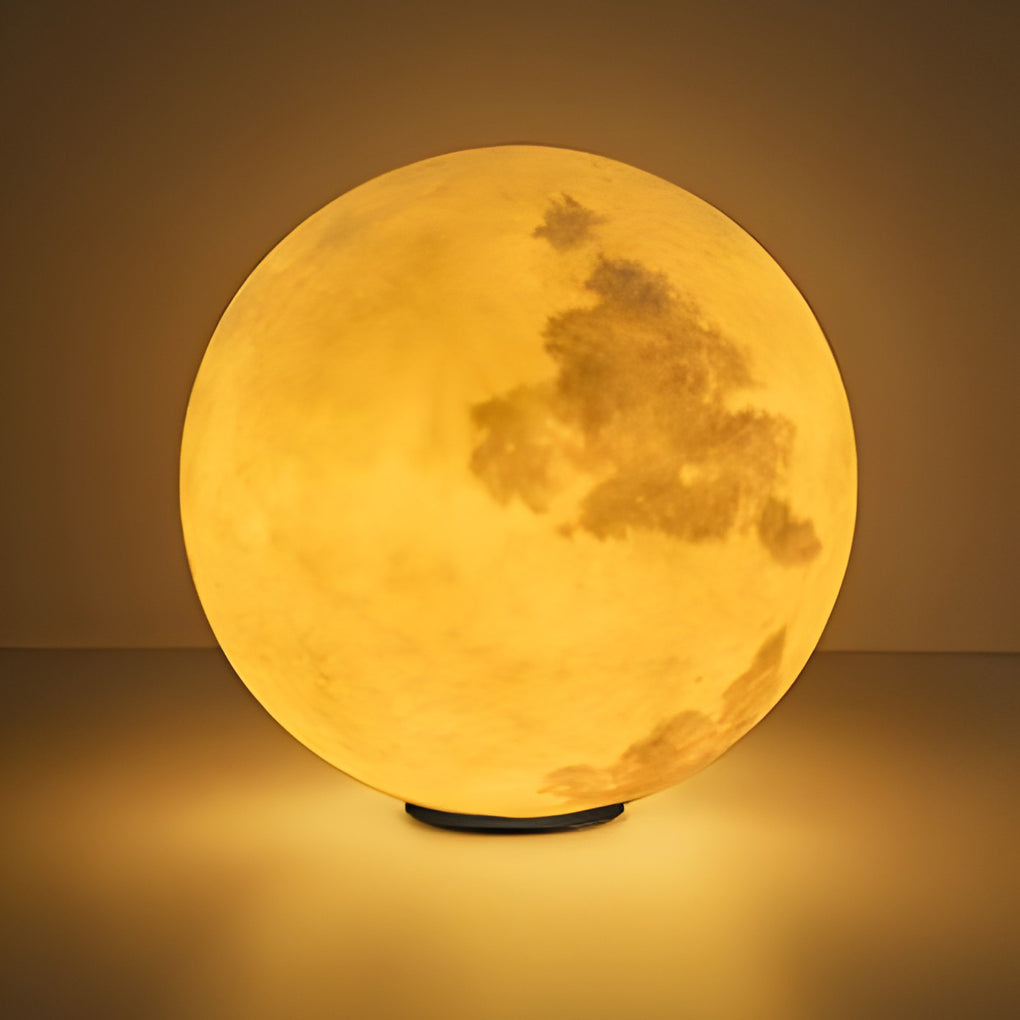 Moon Pillar Lights Modern Waterproof LED Resin Lamp
