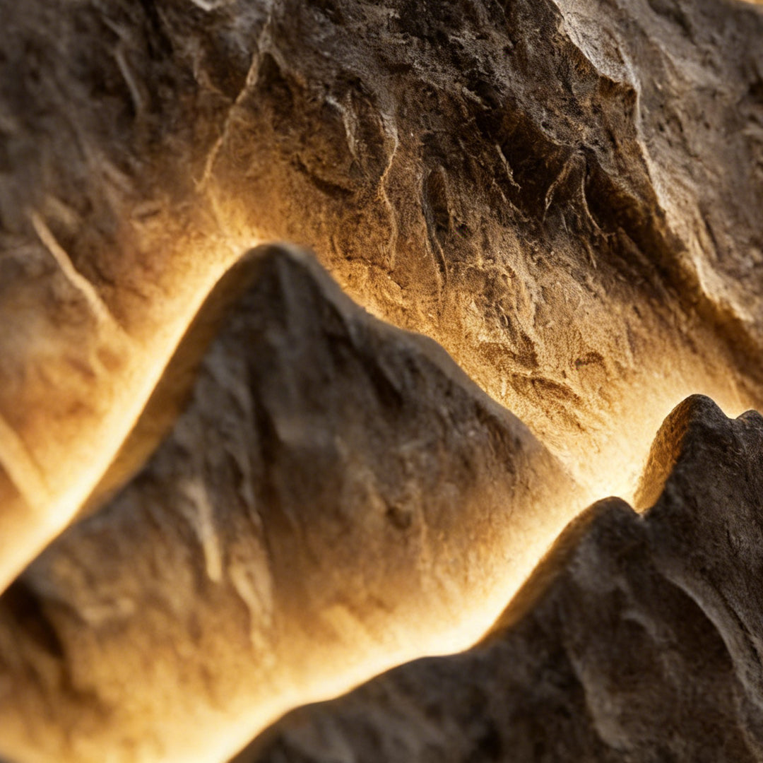 Mountain LED Wall Light Half‑circle Landscape LED Art Panel Lamp