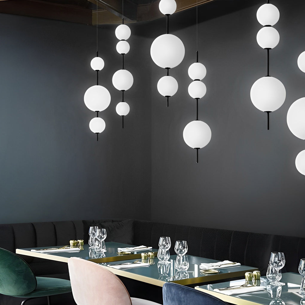 Multi Ball Pendant Light Modern LED Metal Ceiling Light