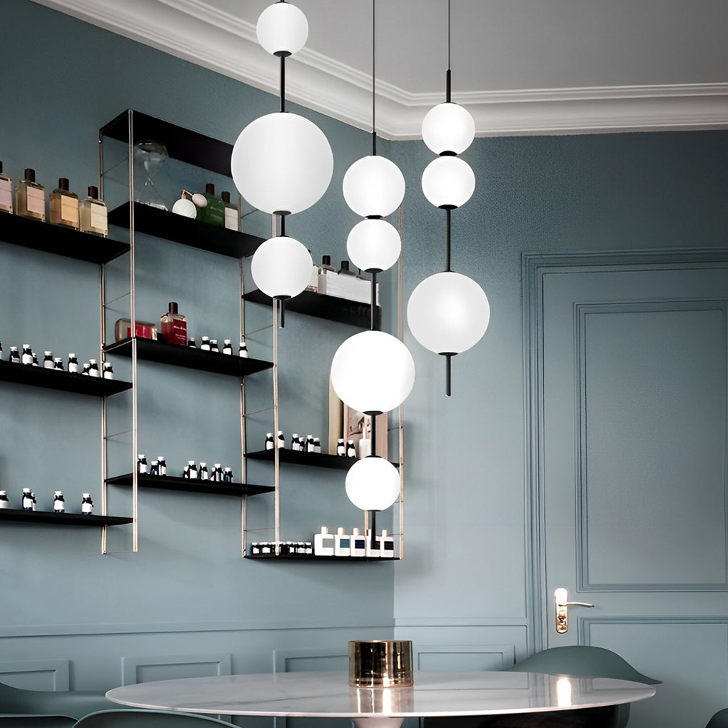 Multi Ball Pendant Light Modern LED Metal Ceiling Light