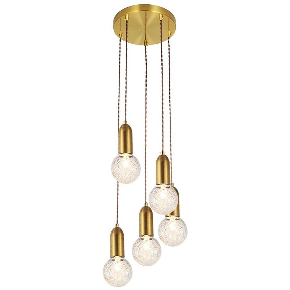 Acrylic Bulb Chandelier Bubble Earth LED Modern Light