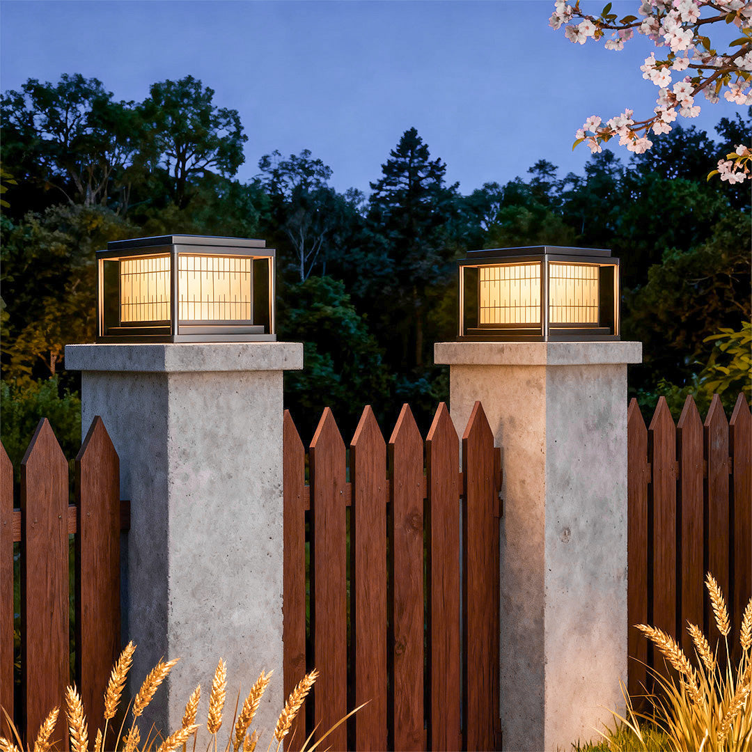 Outdoor Pillar LED Lights Waterproof Courtyard Column Light