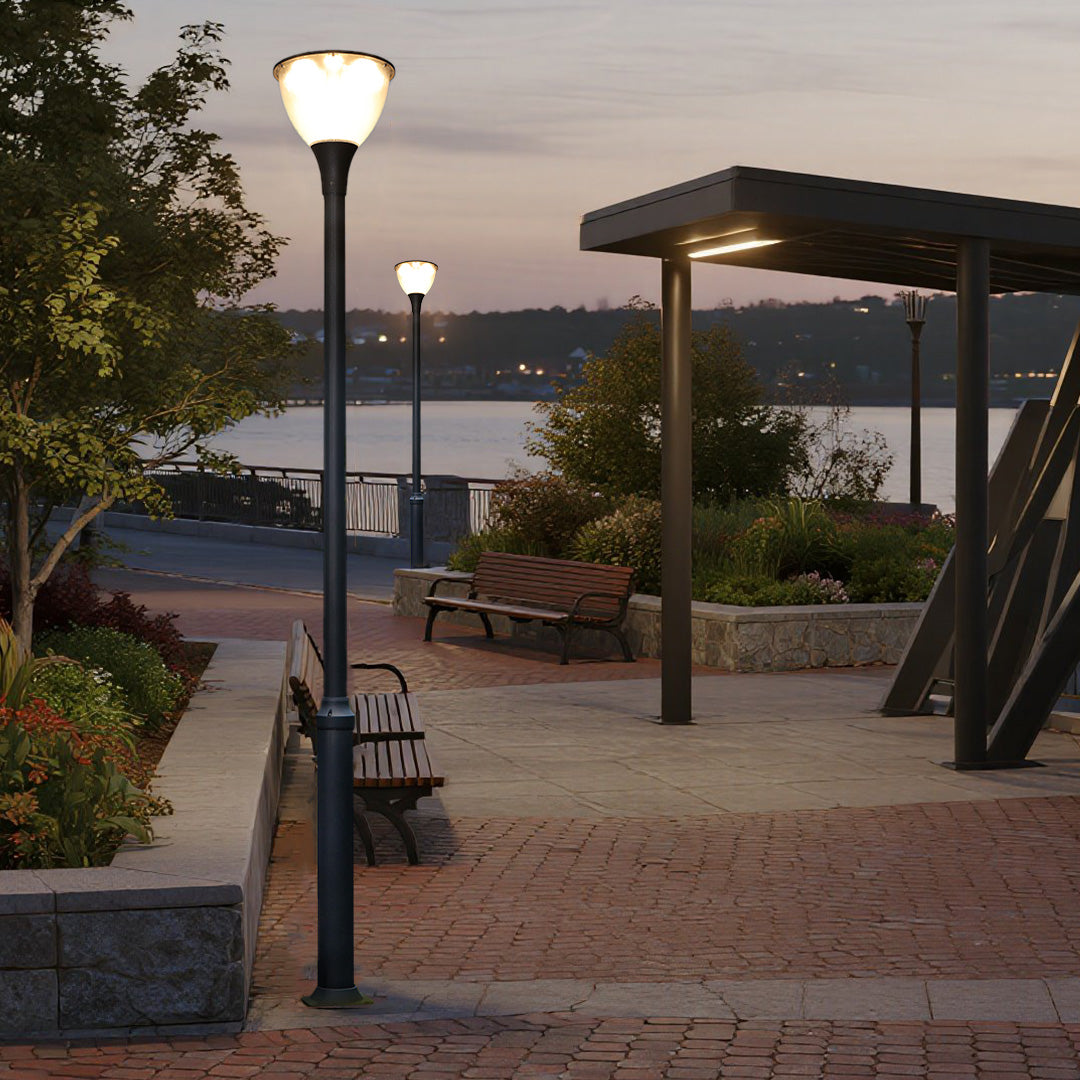 Outdoor Posts For Lights Modern Minimalist Style