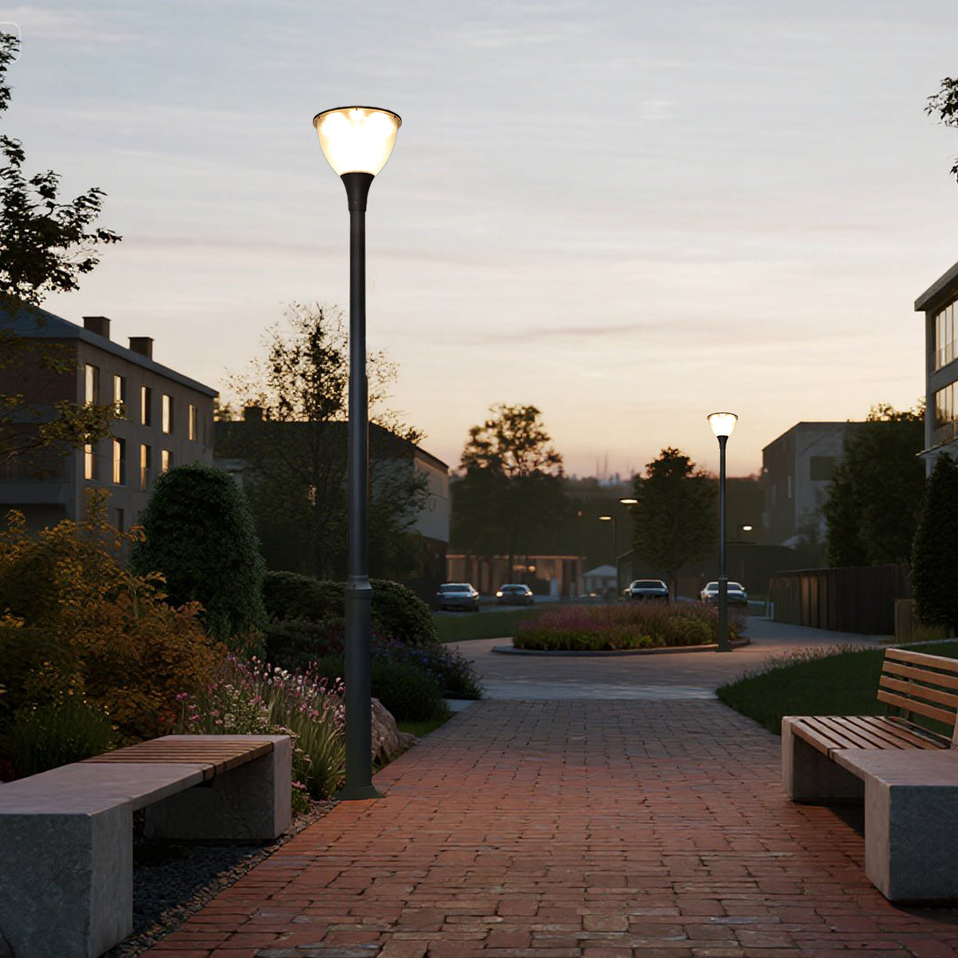 Outdoor Posts For Lights Modern Minimalist Style