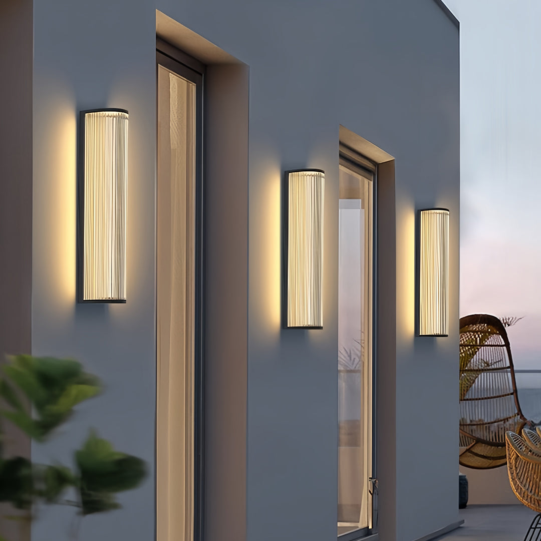 Vertical Wall Sconce Lighting Outdoor Waterproof Garden Lamp
