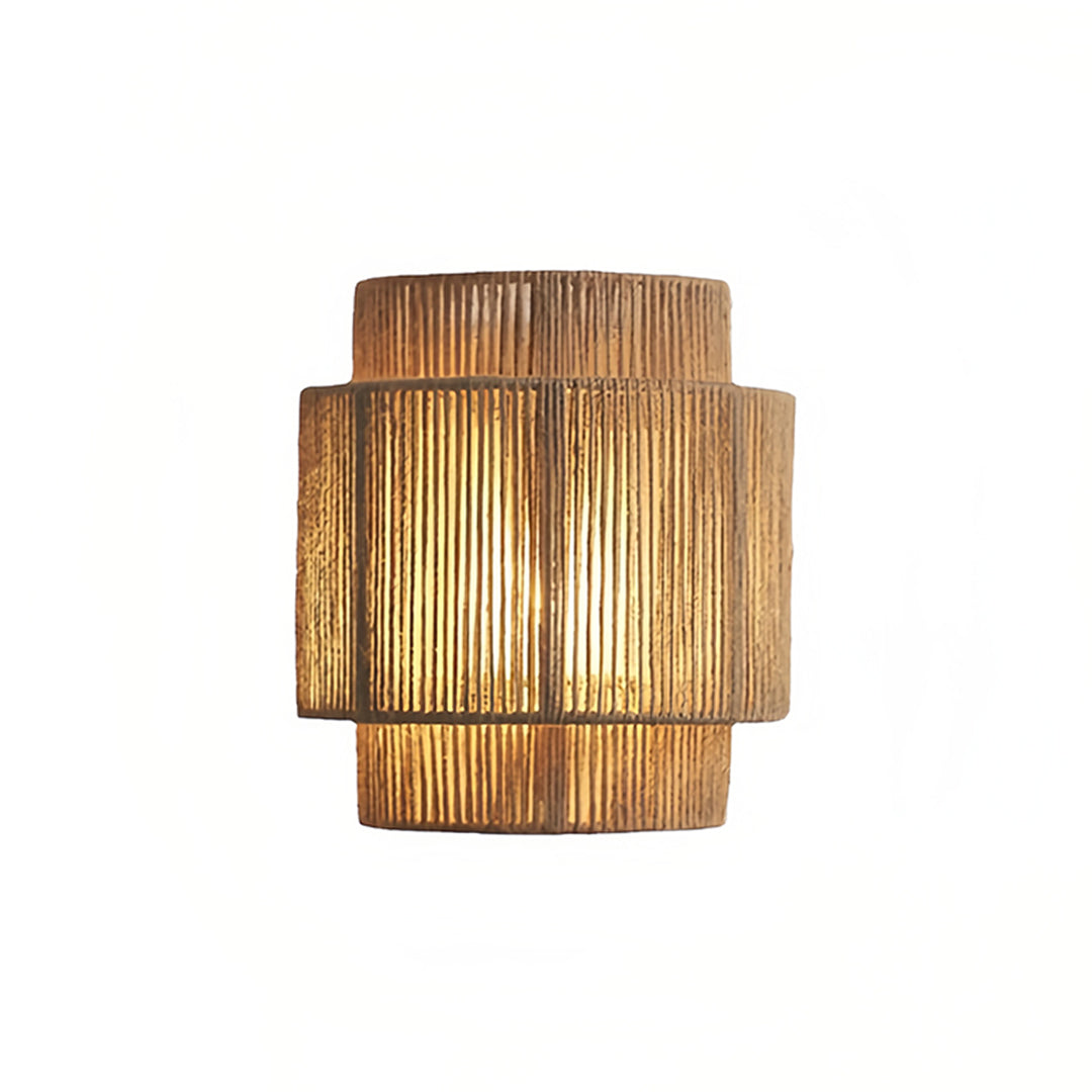 Japanese Wall Sconce Light Wabi Sabi Hemp Rope Wall Lamp