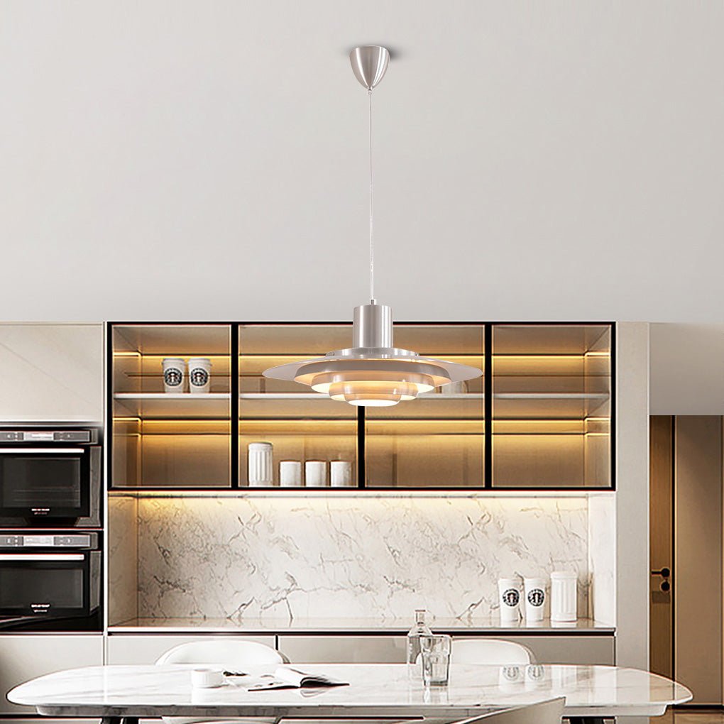 Saucer Pendant Light Multi-layer Modern Artistic Ceiling Light