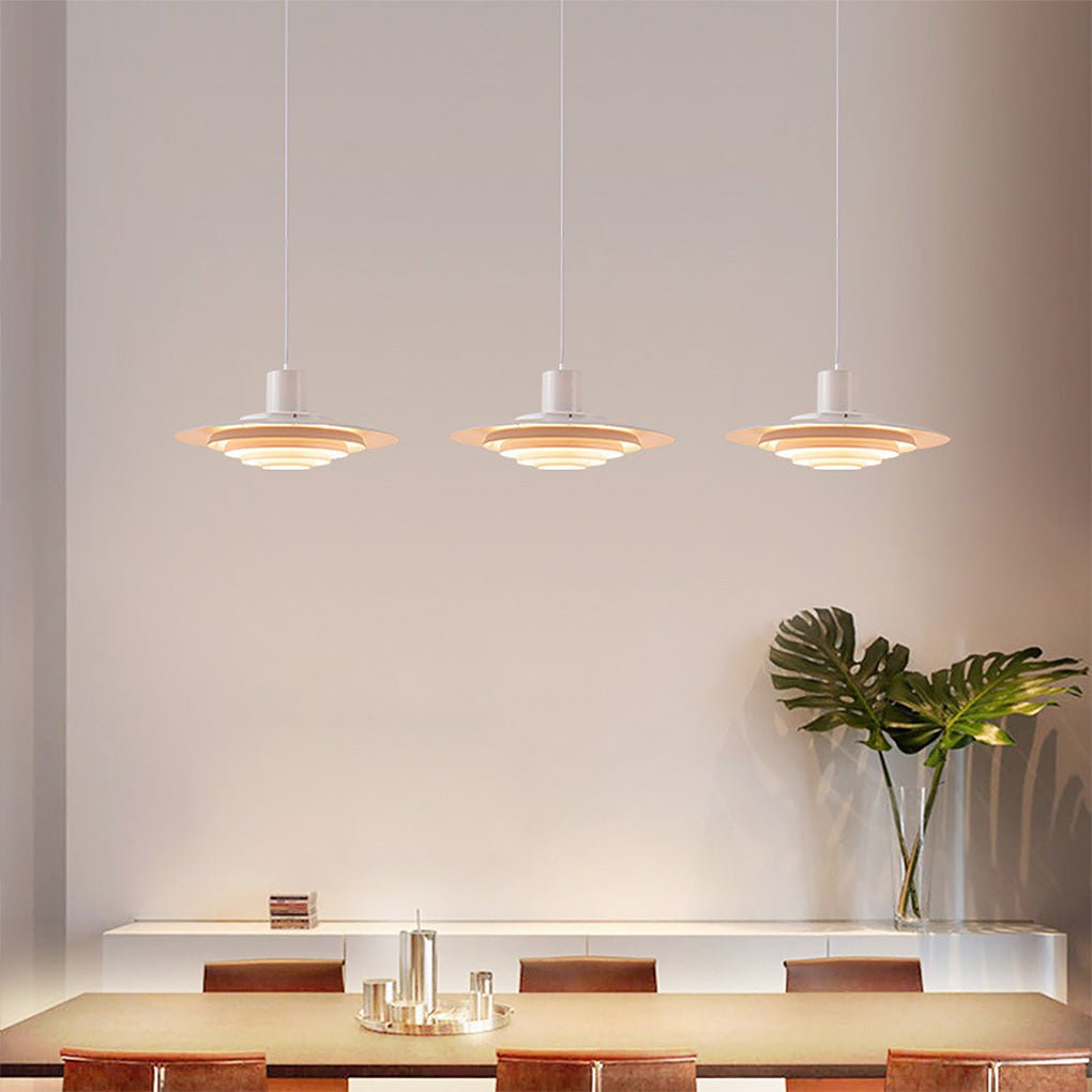 Saucer Pendant Light Multi-layer Modern Artistic Ceiling Light