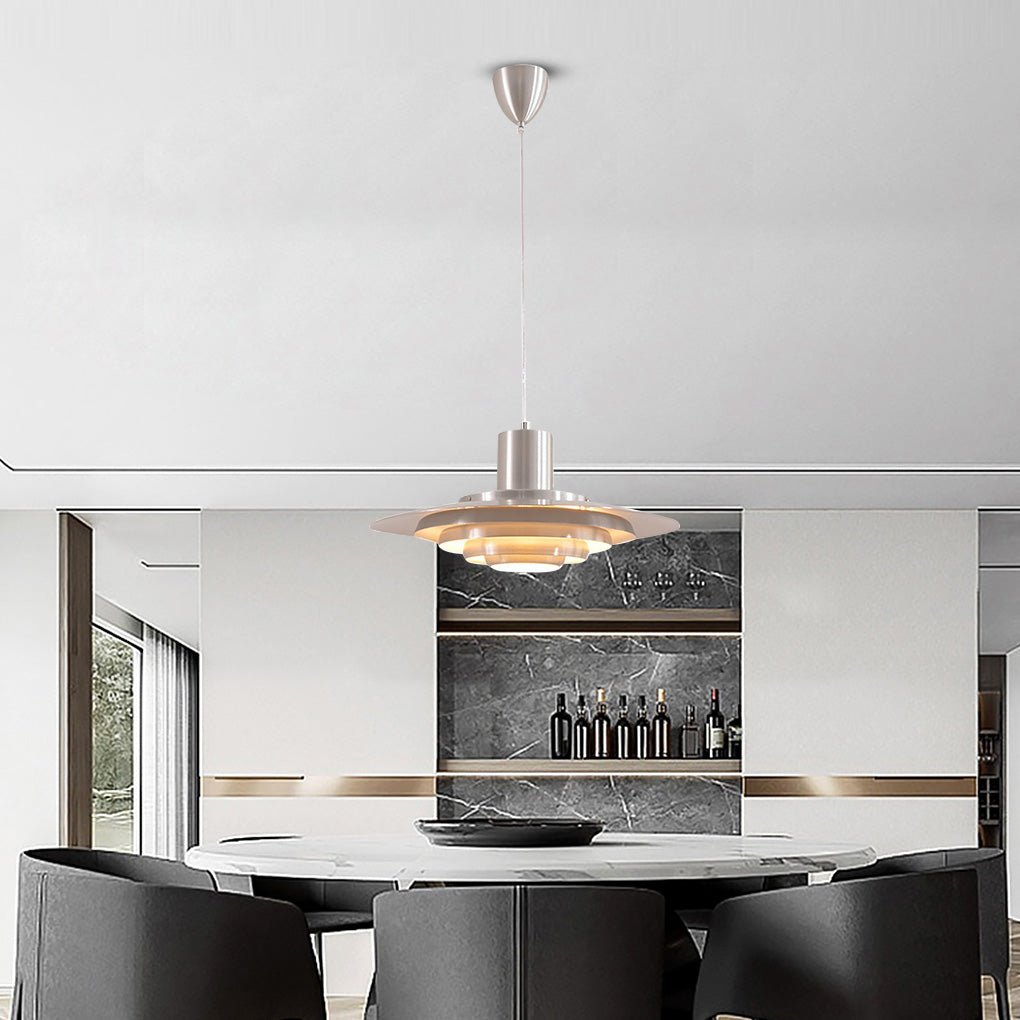 Saucer Pendant Light Multi-layer Modern Artistic Ceiling Light