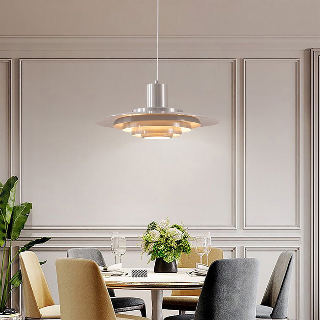 Saucer Pendant Light Multi-layer Modern Artistic Ceiling Light