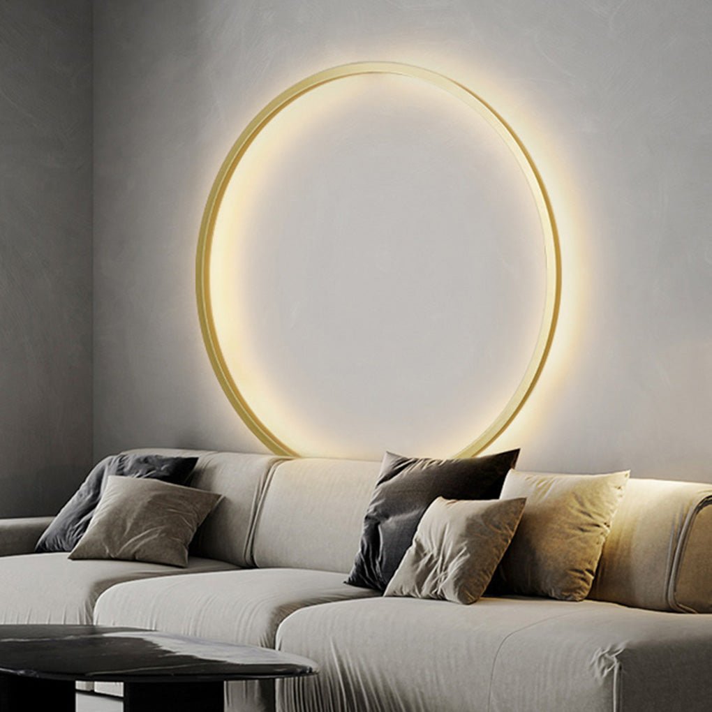 Ring Wall Lamp Creative Simple Circular Ambient Light