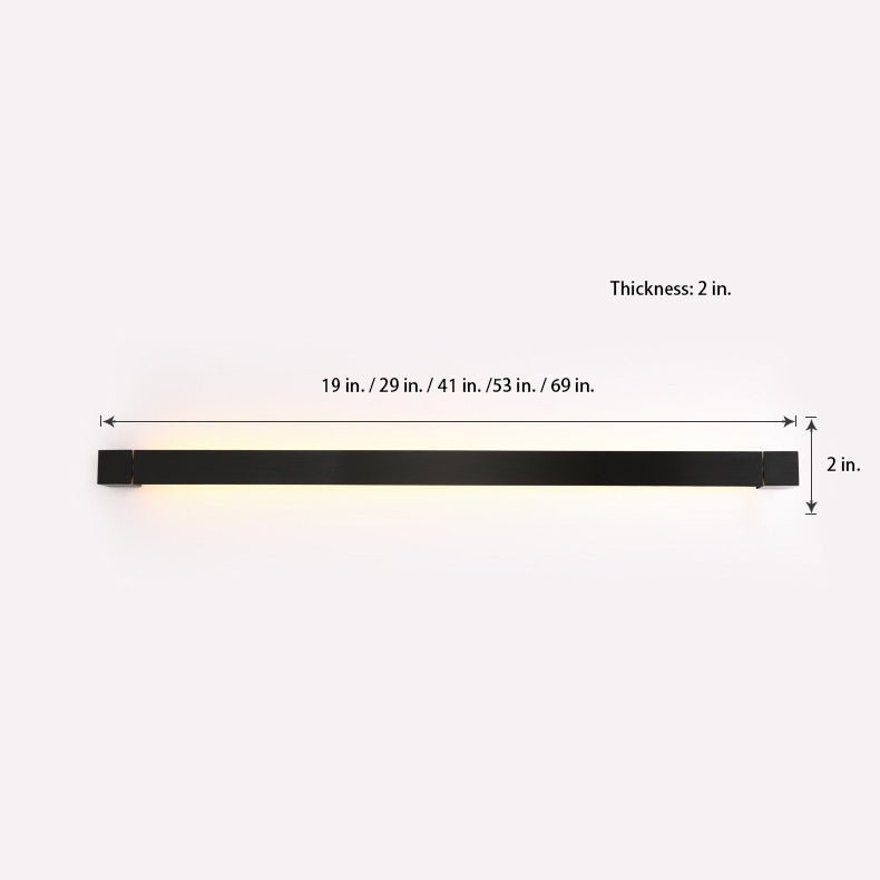 Nordic Ultra-thin LED Bar Lights Background Wall Rotatable Wall Lamp