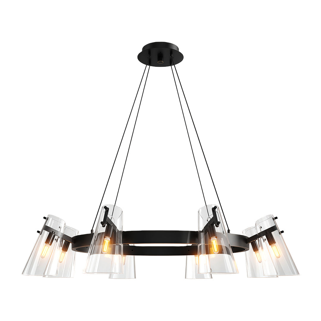 Unique Modern Chandeliers Simple Copper Ceiling Light