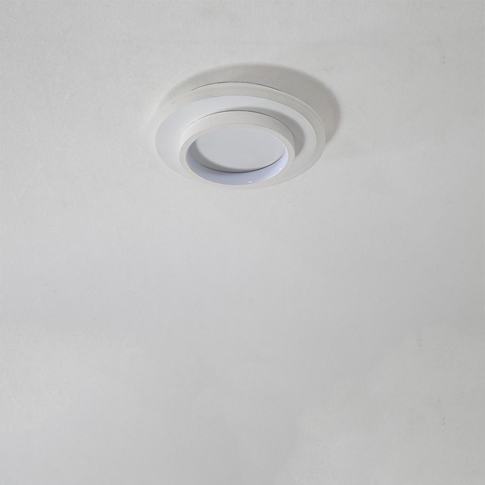 Modern Layered LED Light Ring Ceiling Fixture | Flush Mount 3 Circle Lamp