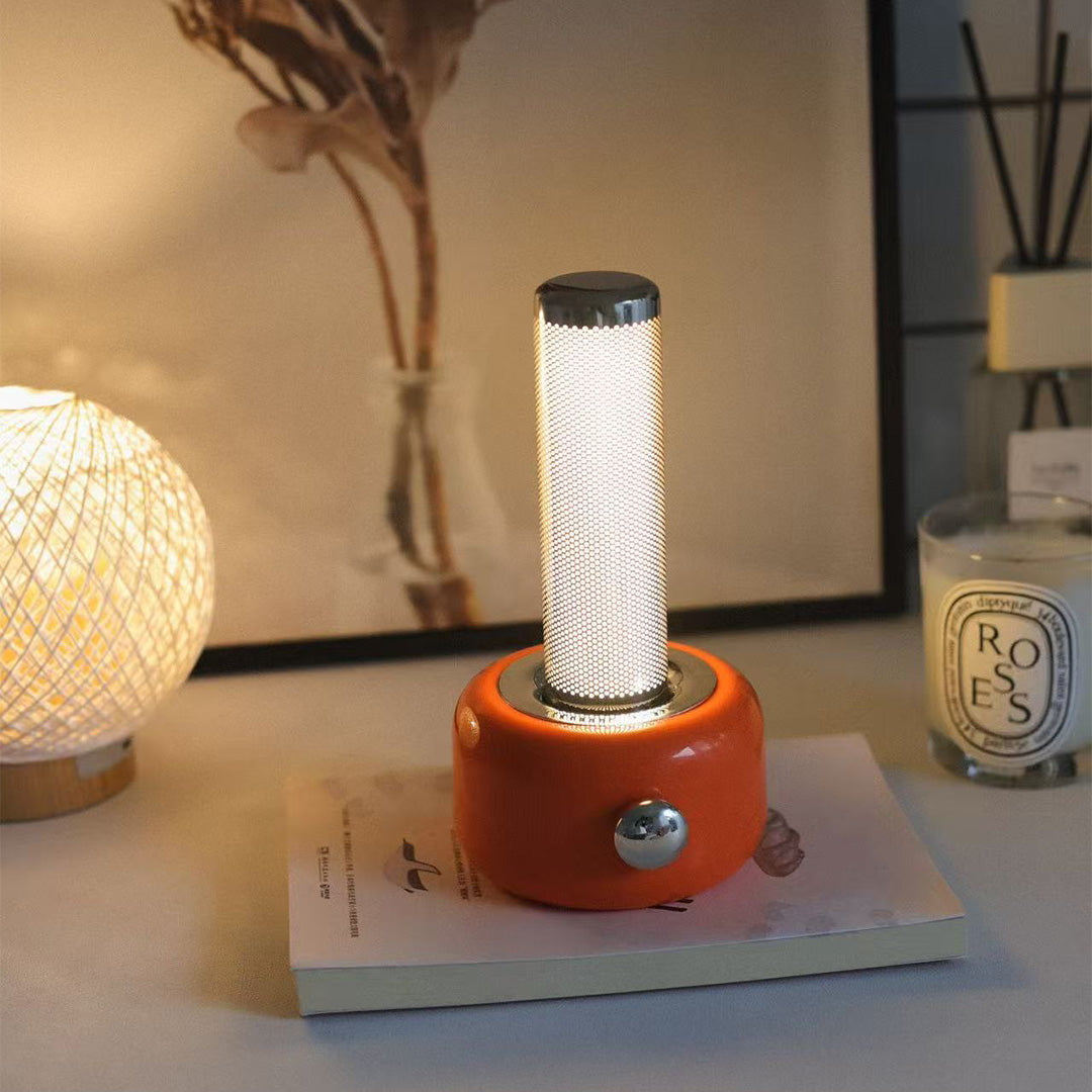Metal Ambient Table Lighting Audio RGB Minimalist Sleek Lamp