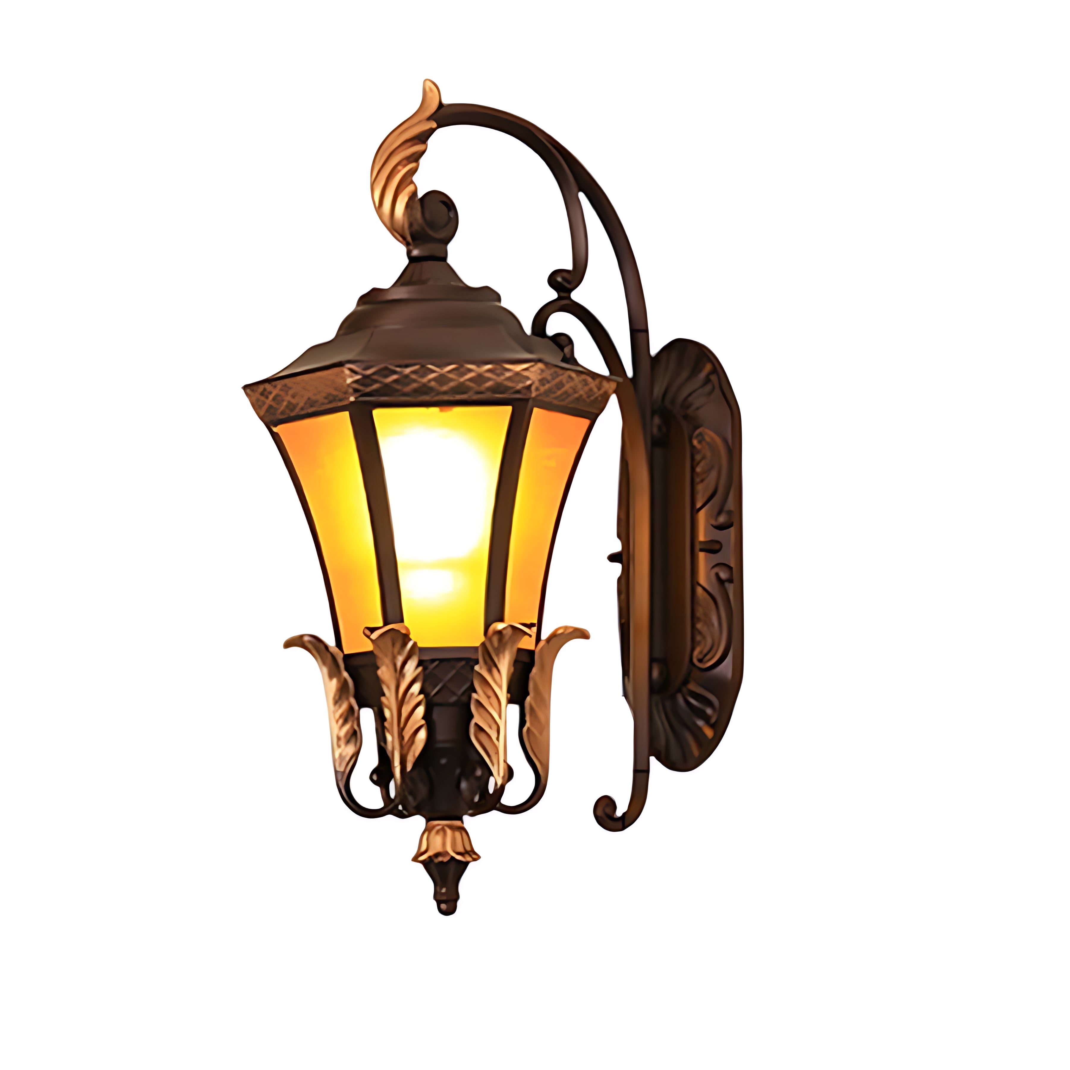 Copper Wall Sconce Outdoor European-Style Waterproof Lighting