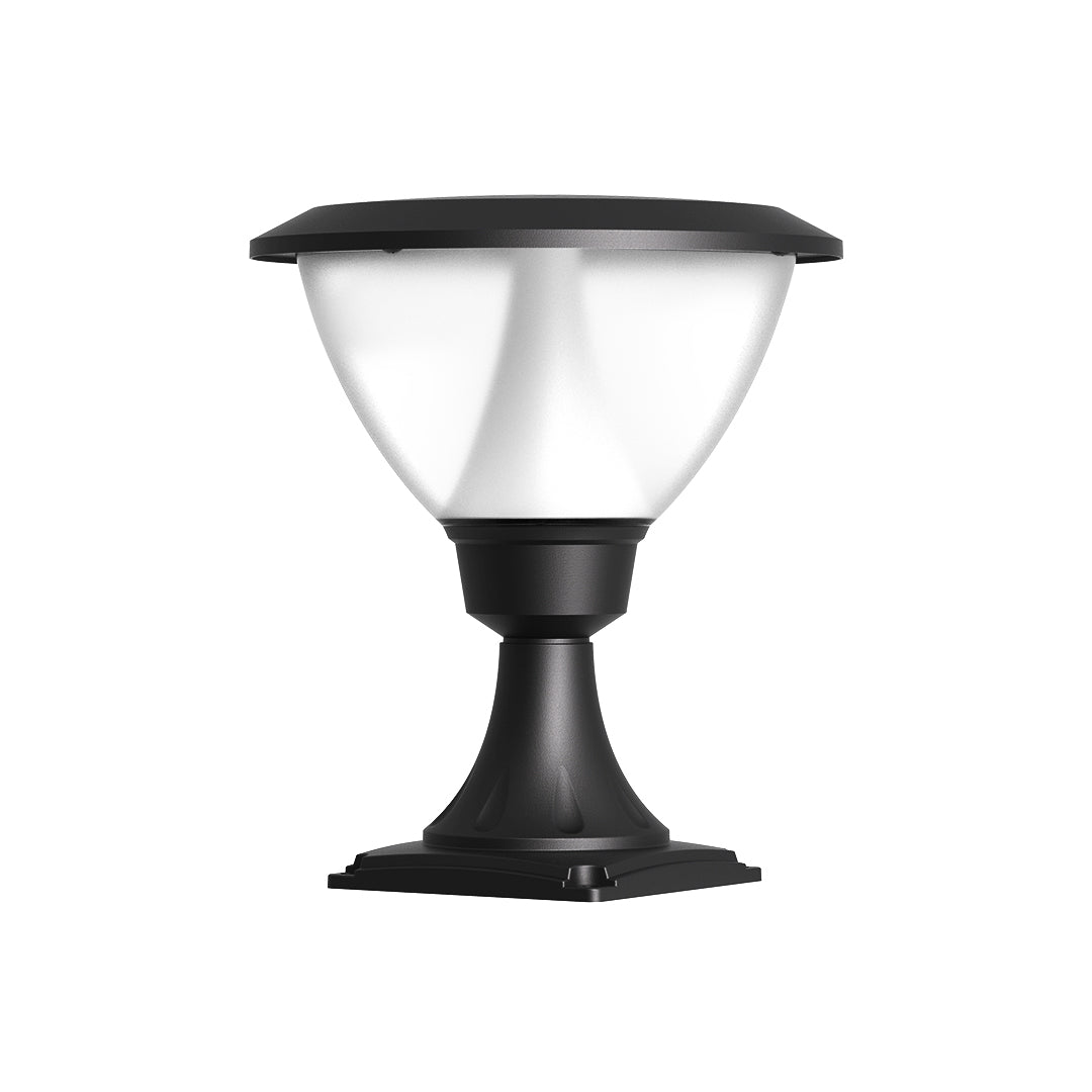 LED Metal Garden Lights Black Modern Minimalist Outdoor Bollard Light