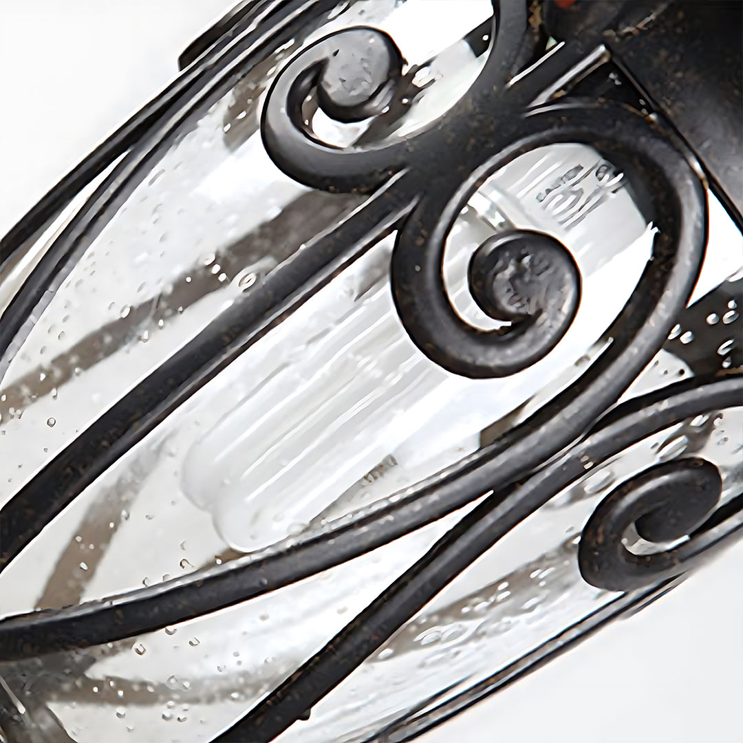 Black Ceiling Light Fixtures Aluminum Waterproof European-Style