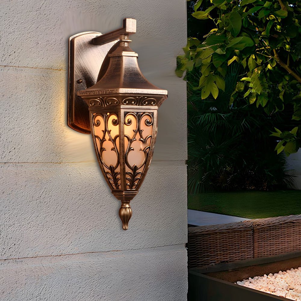 Antique Art Deco Wall Sconces Outdoor Retro Wall-Mounted Lamp