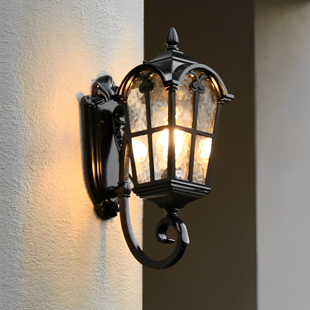 Outdoor Black Sconce European-Style Waterproof Lamp