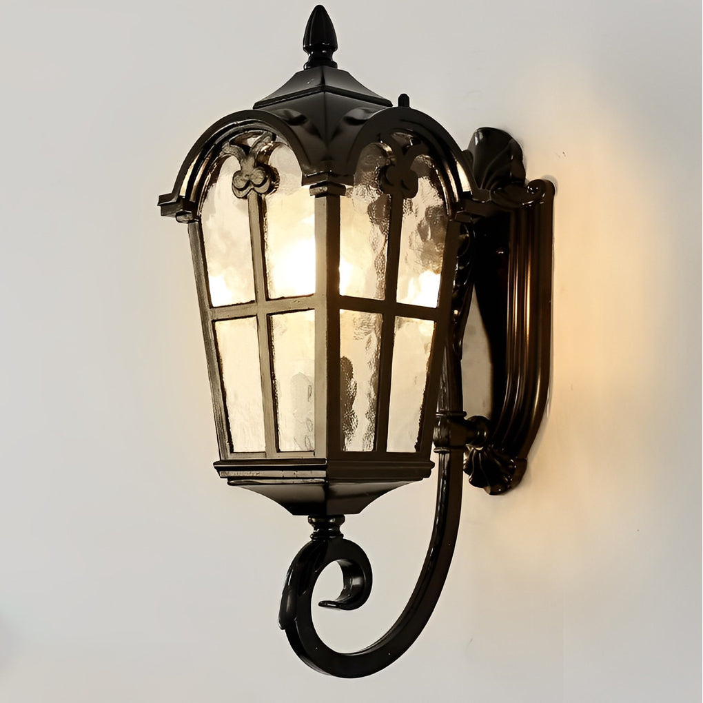 Outdoor Black Sconce European-Style Waterproof Lamp