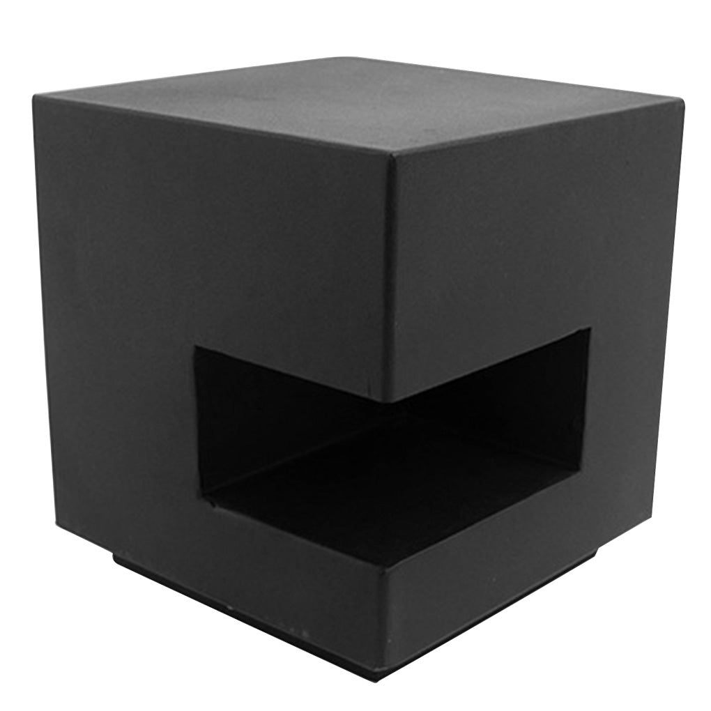 Floor Light Box Streamlined Square Black LED Outdoor Lawn Light