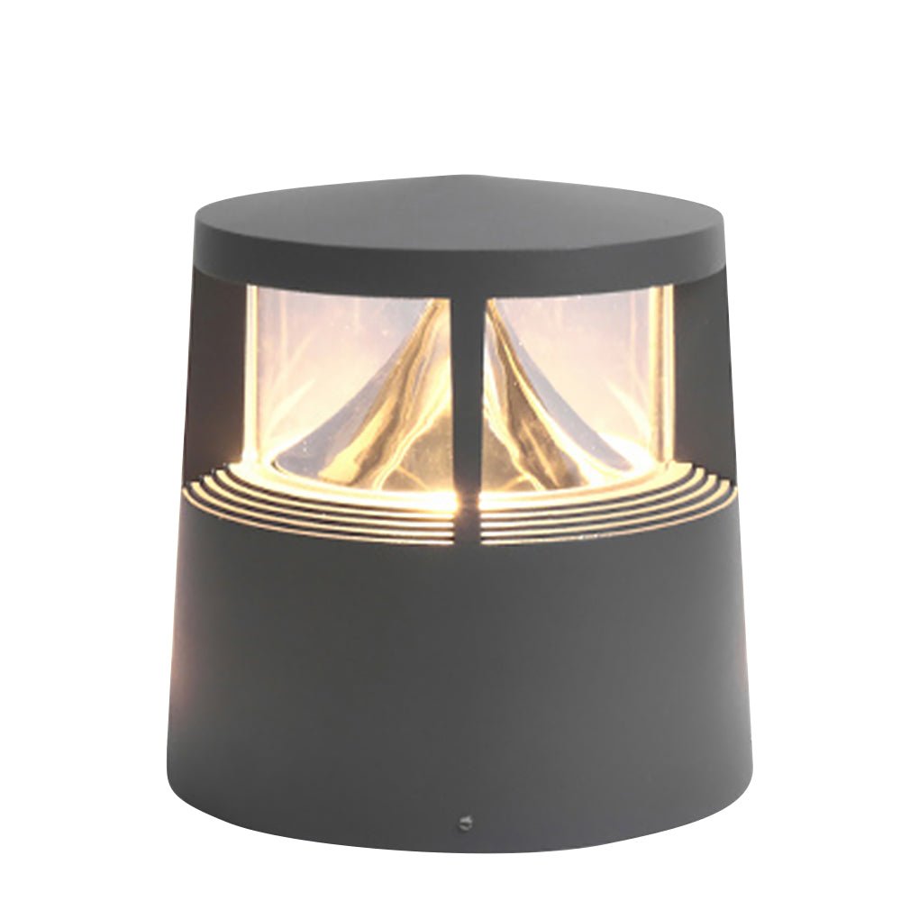Short Bollard Light Volcano Cob Lawn Aluminum Light
