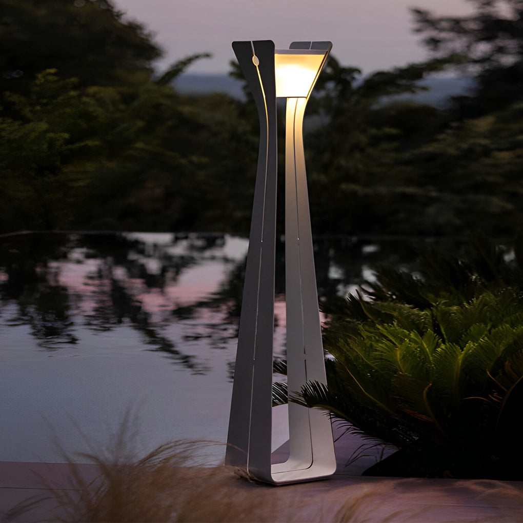 Outdoor Floor Lamps for Porches Modern Metal Path Light