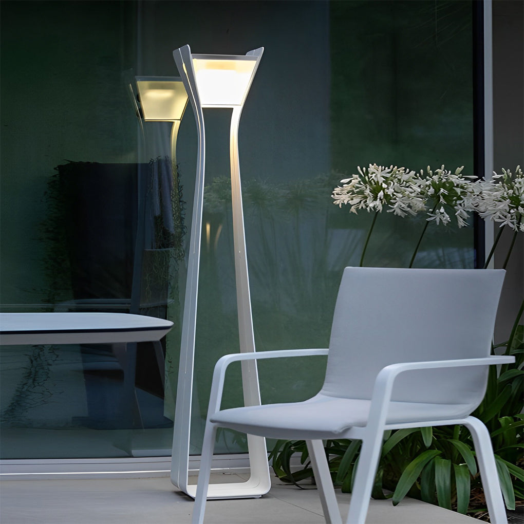 Outdoor Floor Lamps for Porches Modern Metal Path Light