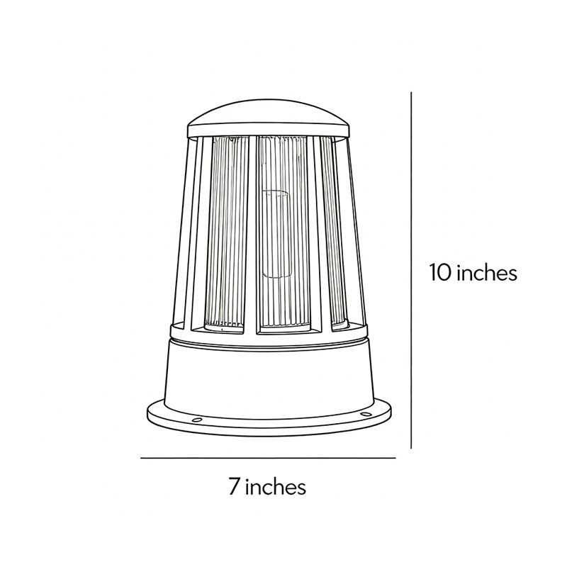 Outdoor Garden Path Lamp Round Creative Waterproof LED Light