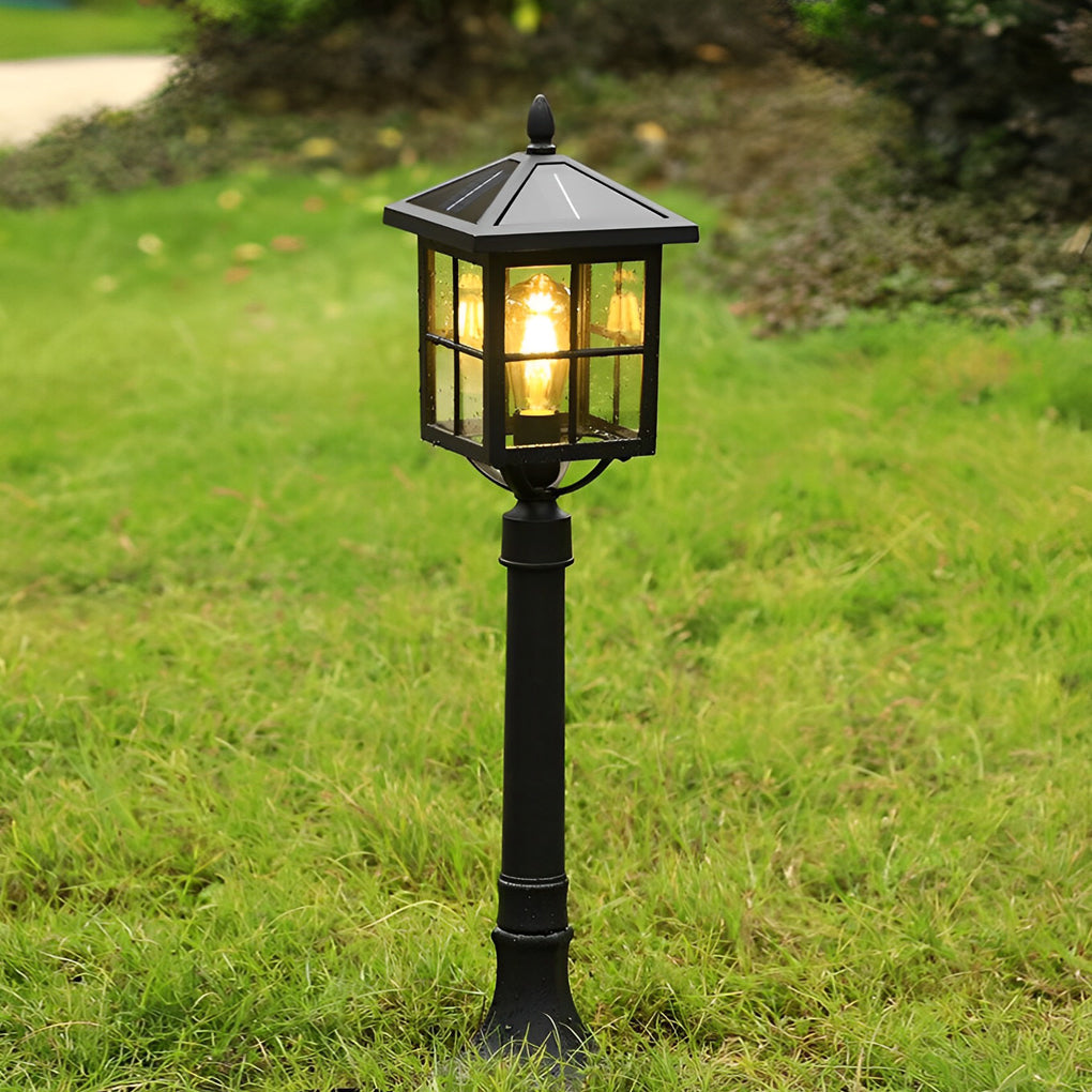 Outdoor Lawn Lights Vintage Black Landscape Lighting