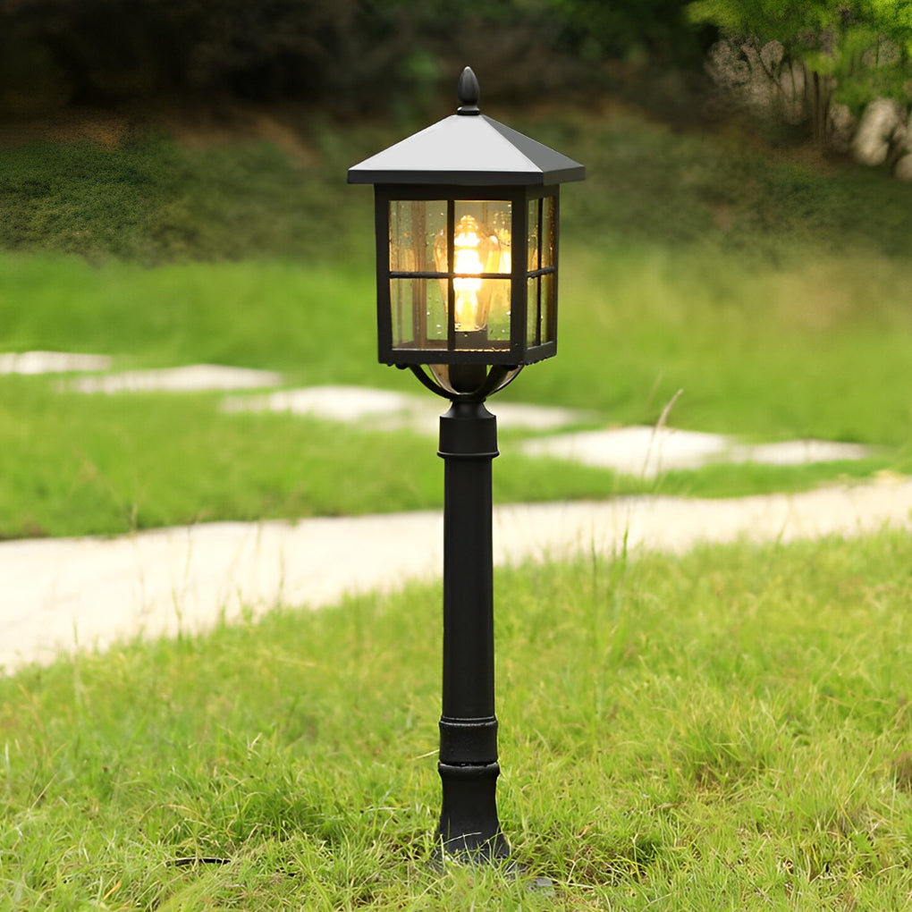 Outdoor Lawn Lights Vintage Black Landscape Lighting