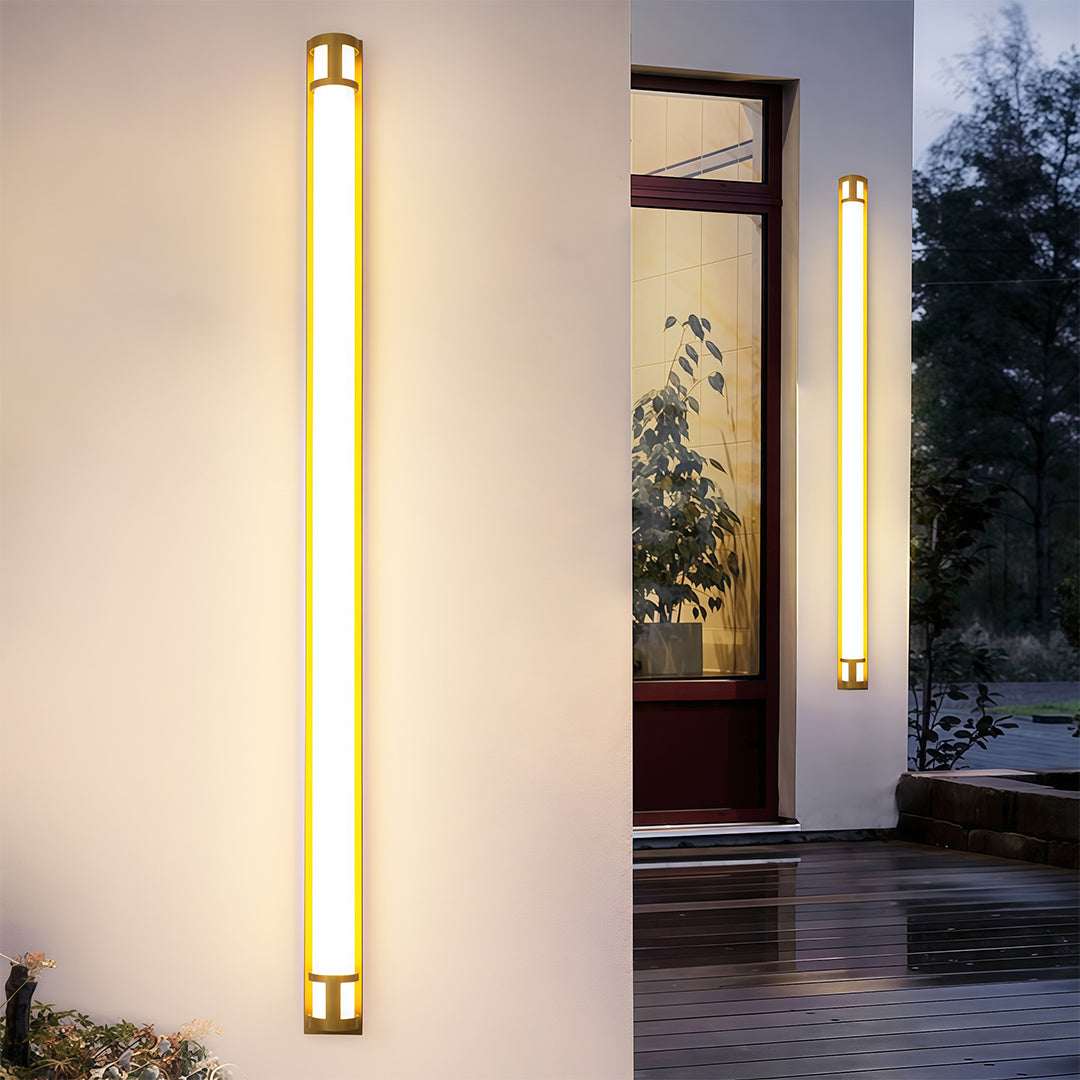 Outdoor LED Wall Sconce Lighting Linear Ambience Lamp