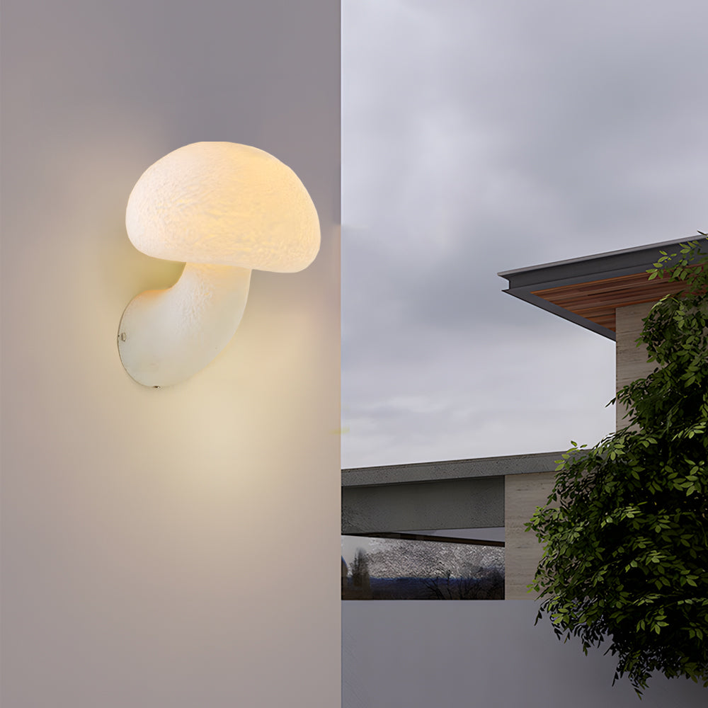 Wall Lights Led Warm Light Resin Mushroom Vintage-Style