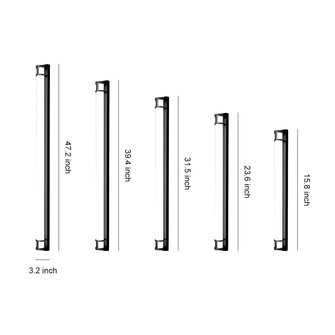 Outdoor LED Wall Sconce Lighting Linear Ambience Lamp
